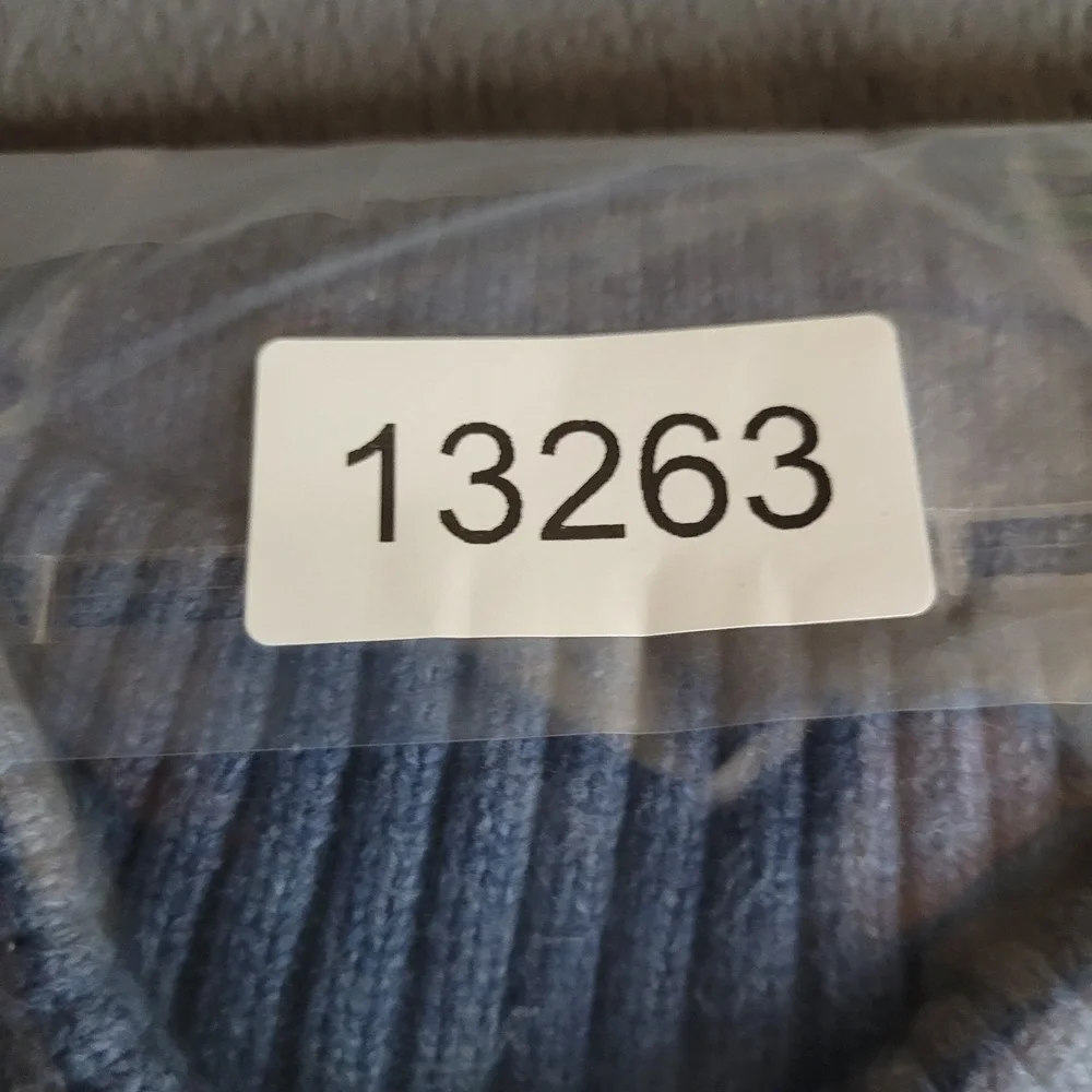 Polo Ralph Lauren Knit Pullover Sweater Men 2XL Blue 1/4 Button Mock Neck Preppy